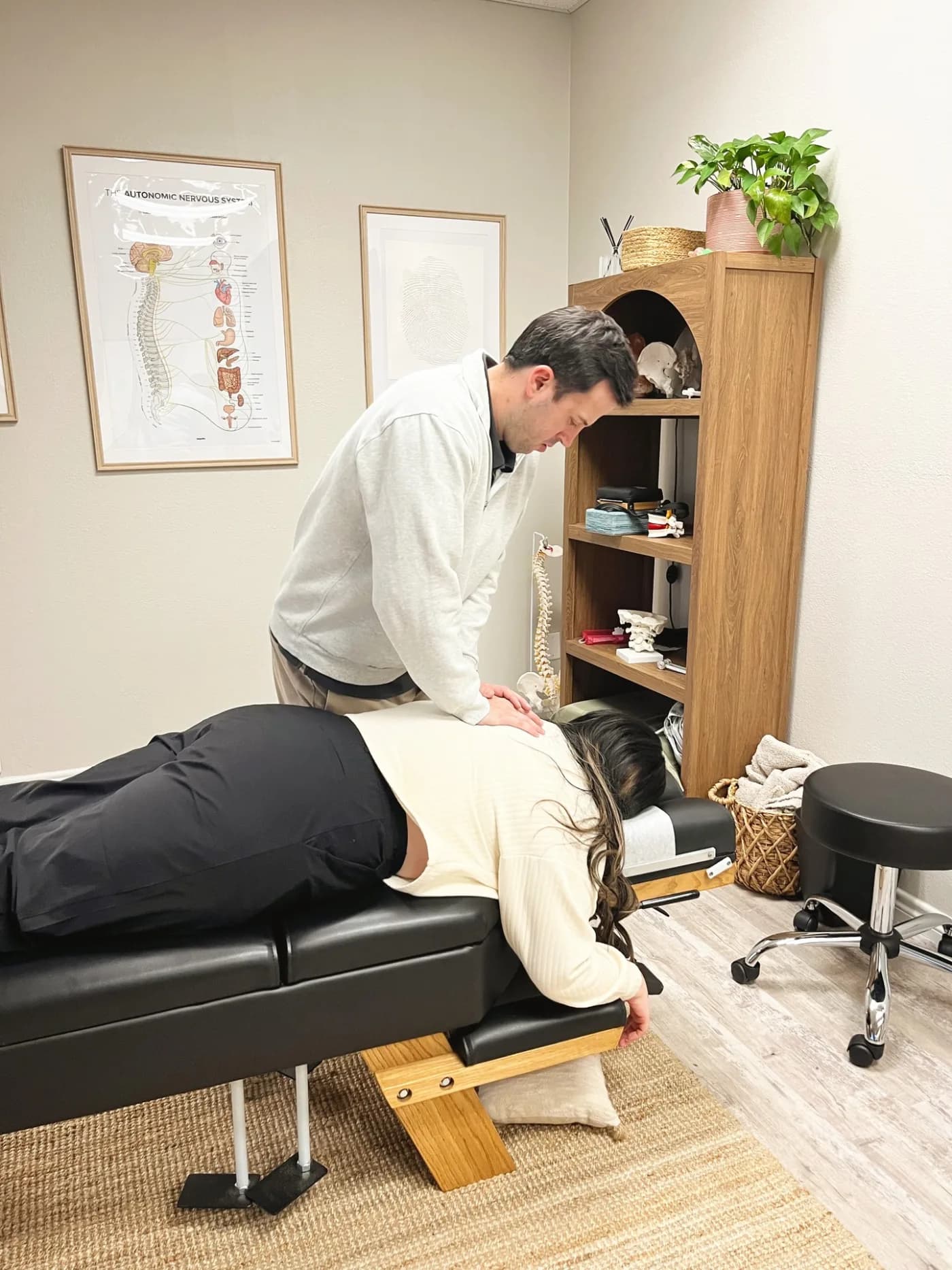 Lower back adjustment